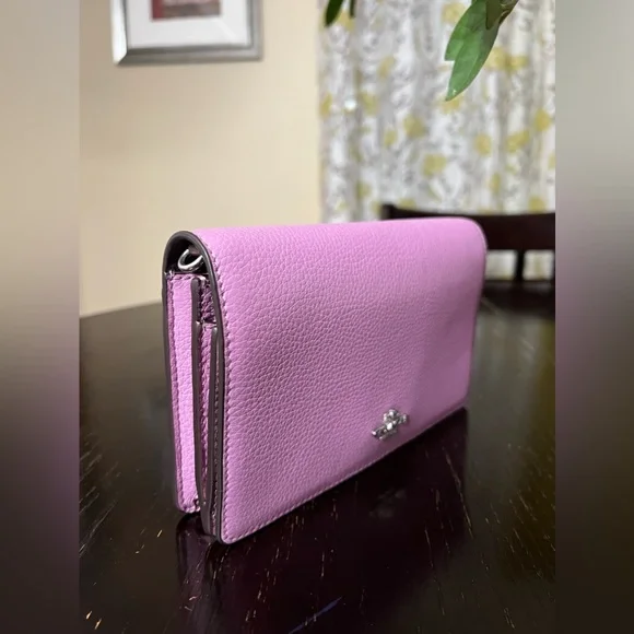 ❌SOLD❌New Coach Anna Foldover Clutch Crossbody Bag - Picture 4 of 9